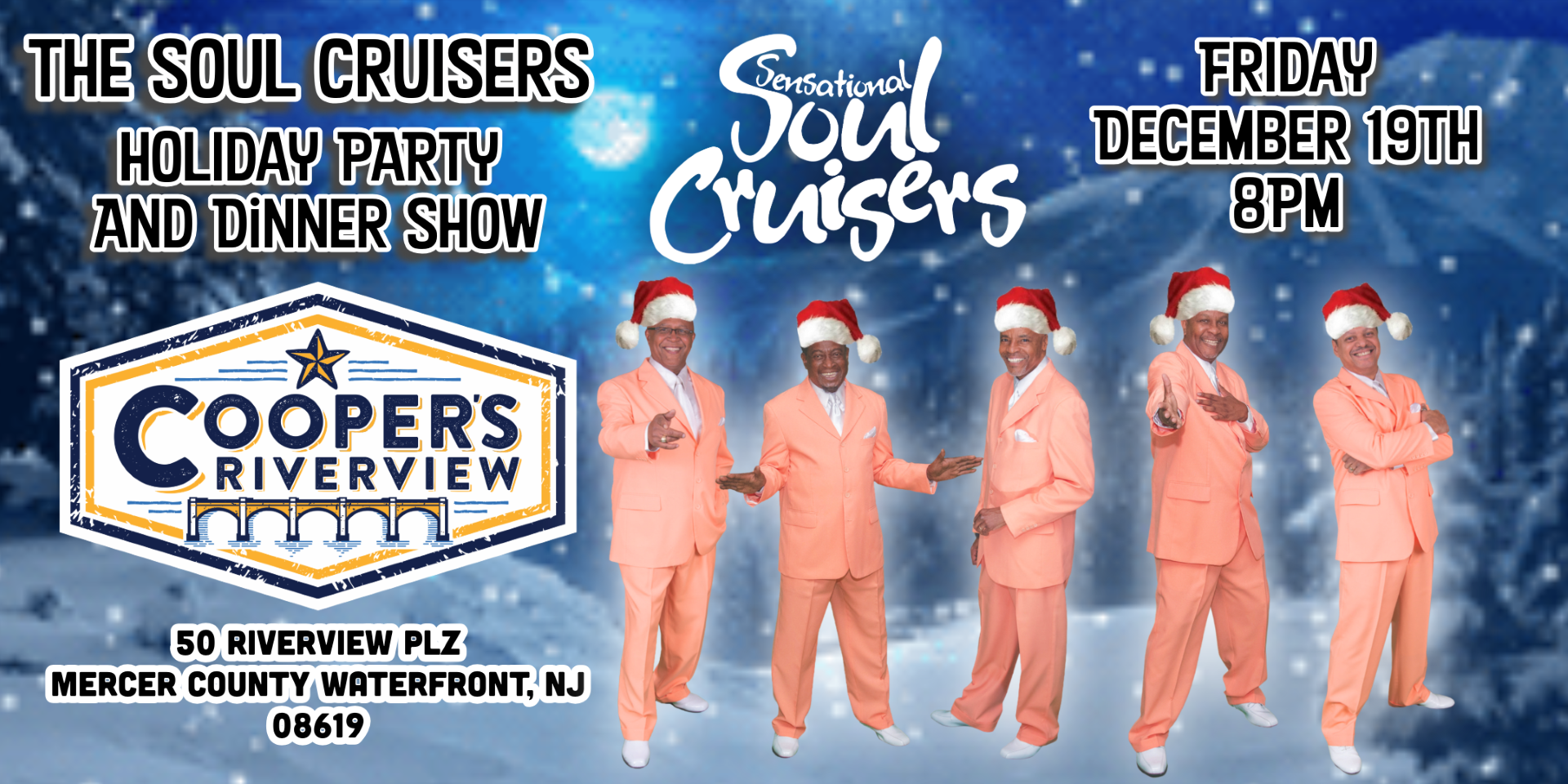 Soul Cruisers Holiday Dance Party!🎄 Join us and the Sensational